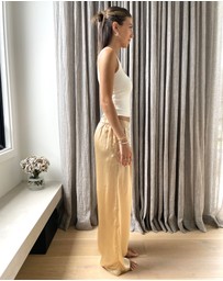 SILK MAGNOLIA - 100% Silk Pants