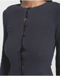 Dr Denim - Erica Button Rib Top