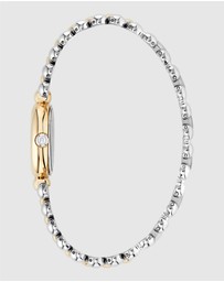 Furla - Delizia Silver and Yellow Gold-Tone Bracelet Watch