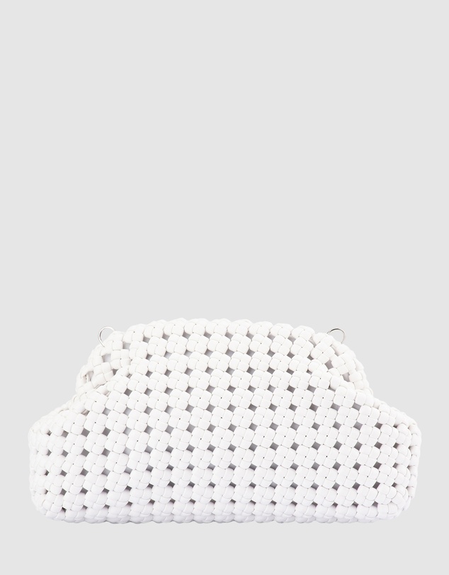 Olga Berg - Everly Hand Woven Clutch
