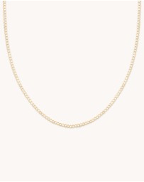 Astrid & Miyu - Gleam Tennis Chain 18ct Gold Plated Necklace