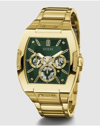GUESS - Guess Phoenix Gold Tone & Green