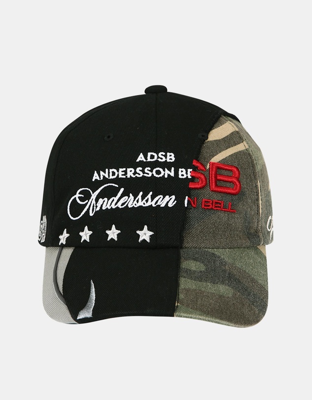 Andersson Bell - Camouflage Split Paneled Cap