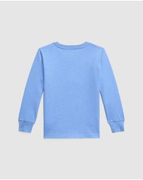 Polo Ralph Lauren - Cotton Jersey LS Tee - ICONIC EXCLUSIVE - Kids