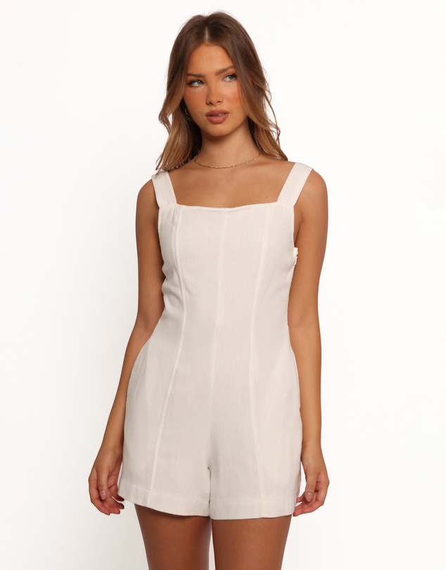 Petal & Pup - Owens Playsuit - White