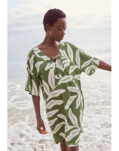 NEXT - Oversized Kaftan with Linen