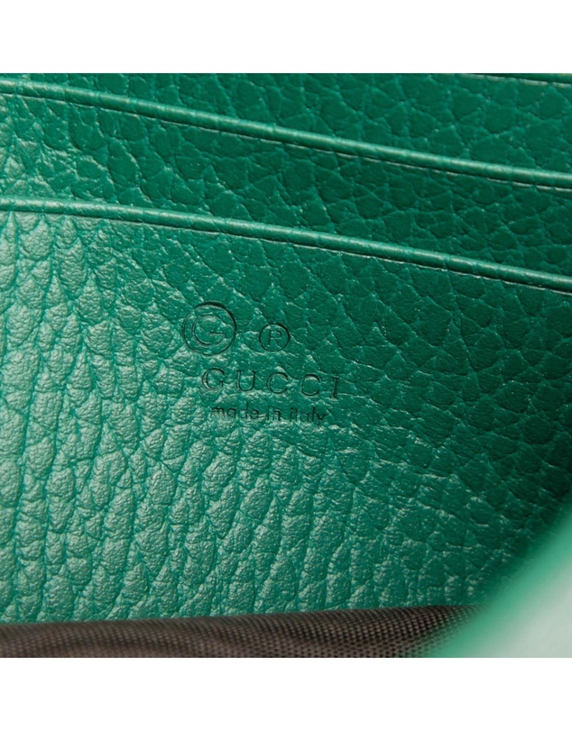 Pre-Loved by Azura Reborn - Pre-Loved Interlocking G Dollar Calfskin Wallet on Chain