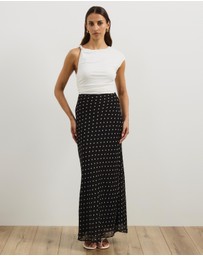 Atmos&Here - Quinn Polka Dot Maxi Skirt