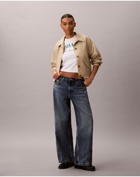 Calvin Klein Jeans - Twisted Low Rise Baggy Jeans