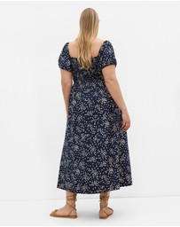 City Chic - Abbigail Print Lined Maxi Dress
