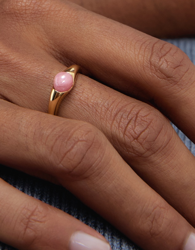 PDPAOLA - Rhodochrosite Orion Ring