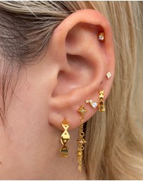 Izoa - Adelle Hoop Earrings
