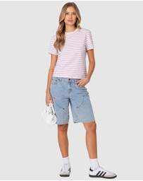 EDIKTED - Callahan Striped T Shirt