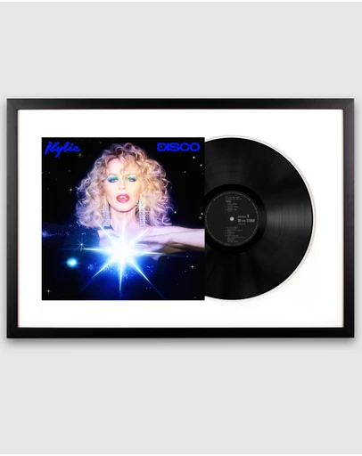 iWorld - Framed Kylie Disco - Black Vinyl Album Art