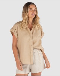 CAMIXA - CAPRI Short Sleeve Linen Shirt