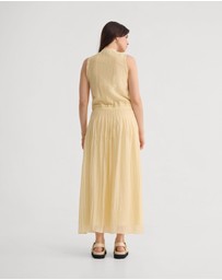 Oxford - Alina Pleated Skirt Dress