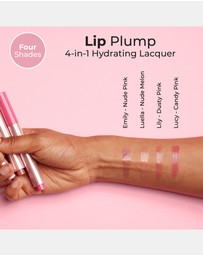 MCoBeauty - Lip Plump 4-In-1 Hydrating Lacquer - Lily (Dusty Pink)