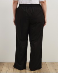 Atmos&Here Curvy - Zosia Cotton Linen Flared Pants