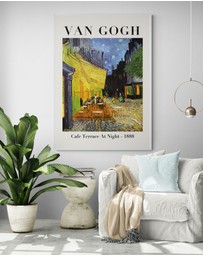 Inka Arthouse - Cafe Terrace by Van Gogh Art Print