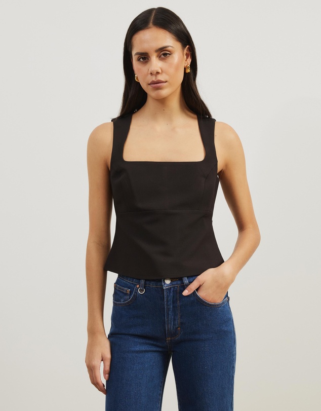 Atmos&Here - Molly Structured Bodice Top