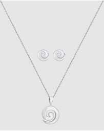 Elli Jewelry - Jewelry Set Spiral 925 Sterling Silver