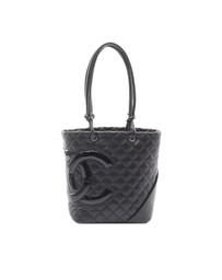 Pre-Loved by Azura Reborn - Pre-Loved Medium Lambskin Cambon Ligne Tote