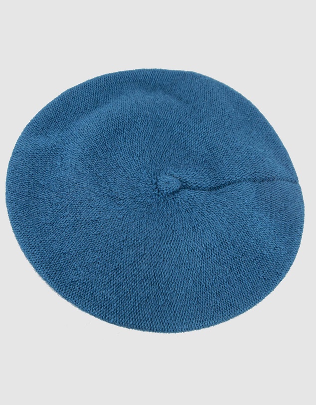 Max Alexander - European Made Blue Soft Wool Beret