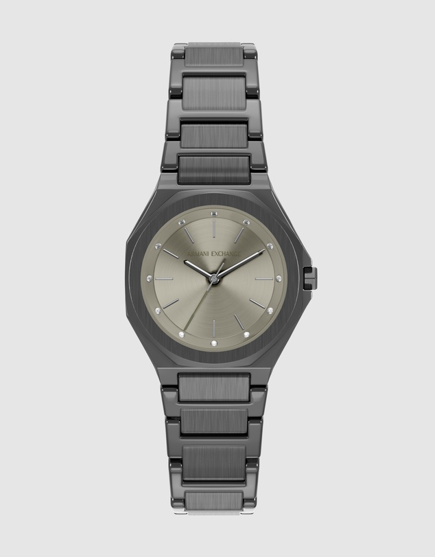 Armani Exchange - Gun-Metal Analogue Watch