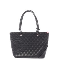 Pre-Loved by Azura Reborn - Pre-Loved Large Lambskin Cambon Ligne Tote