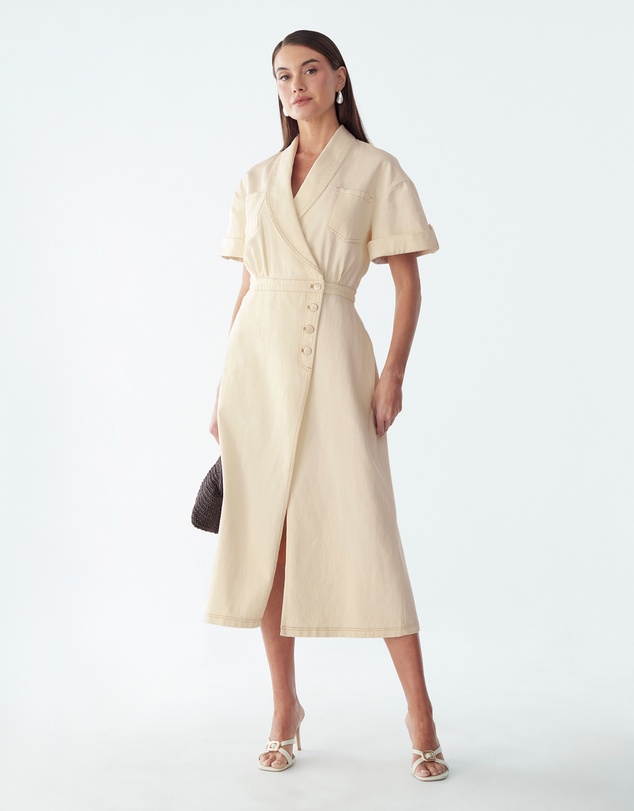 Willa - Sil Midi Dress