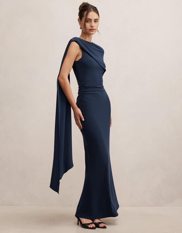 Forever New - Kosa Cape Scarf Maxi Dress