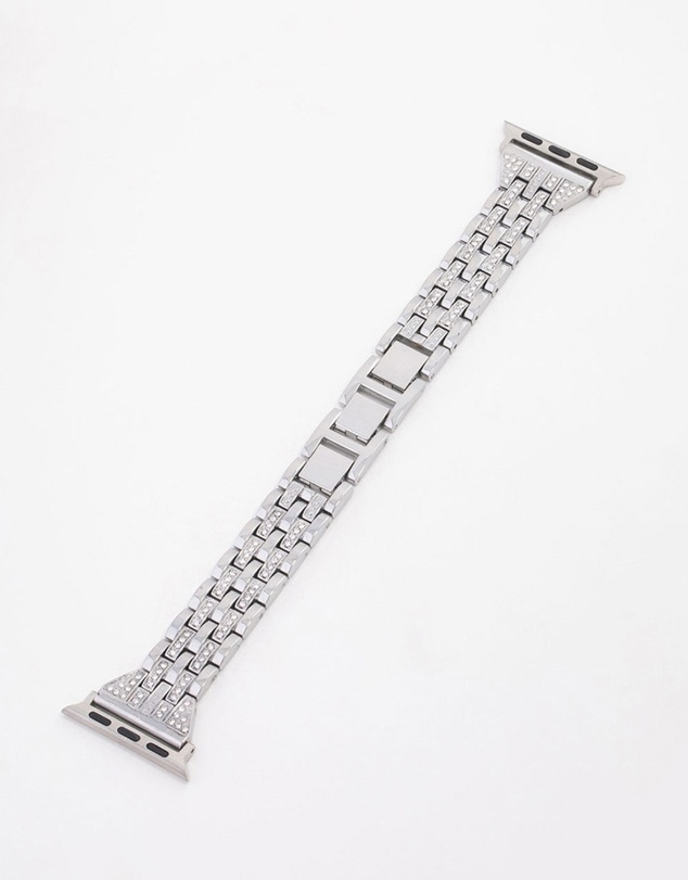 Lovisa - Silver Diamante Watch Strap 38/40/41
