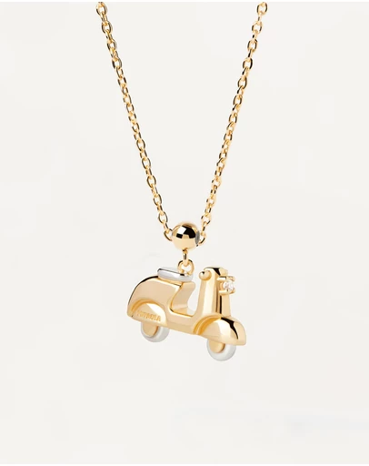 PDPAOLA - Charm Necklace Motorbike Charm