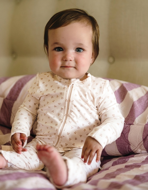 Kynd Baby - Day Or Night Onesie in Cherry