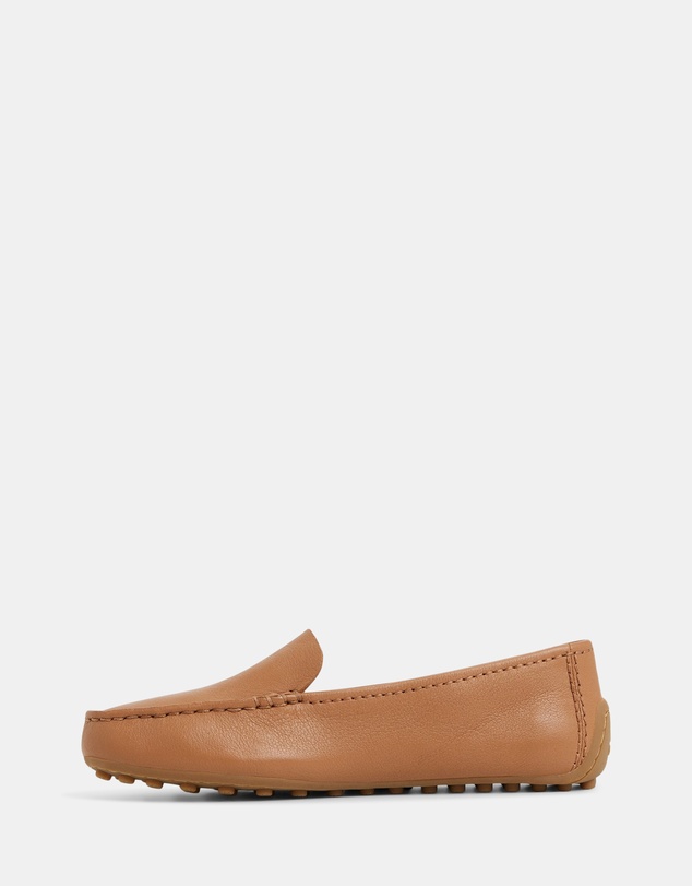 Sperry - Port Driver Leather Light Peanut- Women's