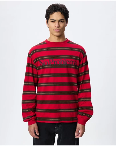 No Problemo - No Problemo Striped LS Tee