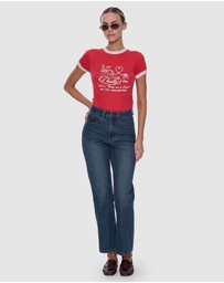 Thrills - Stevie High Rise Straight Jeans
