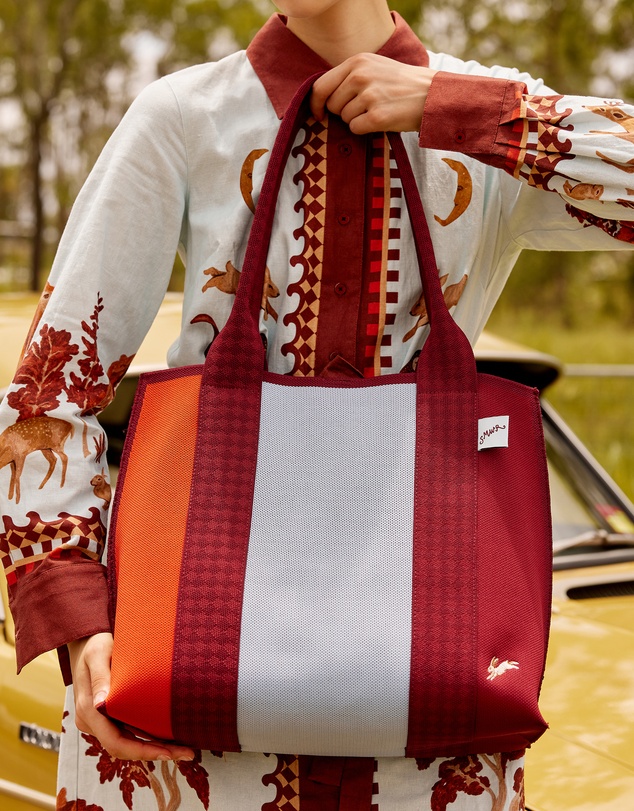 SMWR. by The Somewhere Co - Royal Match Knitted Tote Bag