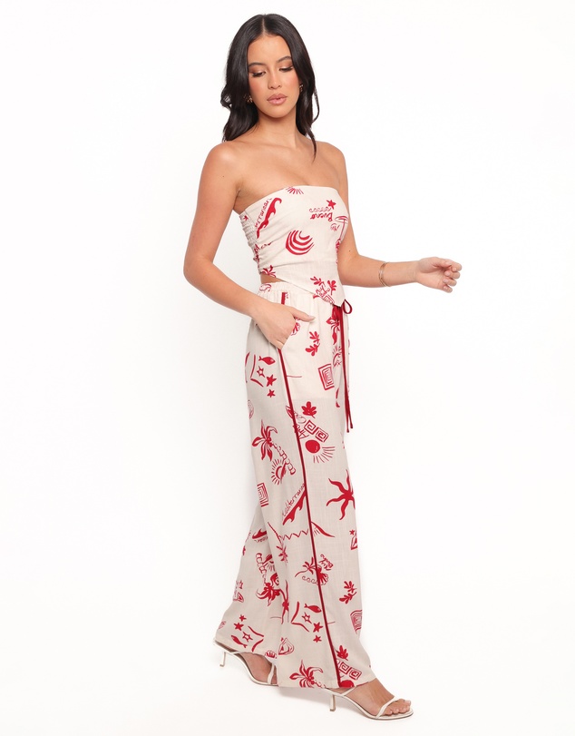 Petal & Pup - Malta Pant - Red