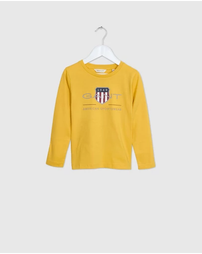 Gant - Kids Archive Shield Long Sleeve T-Shirt