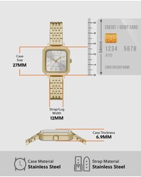 Armani Exchange - Gold Tone Analogue Watch