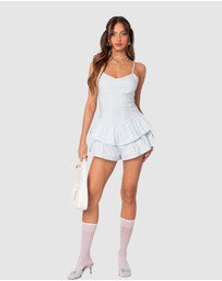 EDIKTED - Beatrice Ruffled Romper