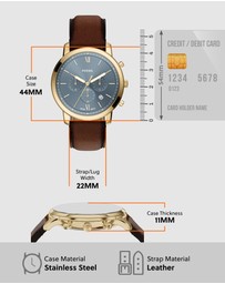 Fossil - Neutra Brown Chronograph Watch