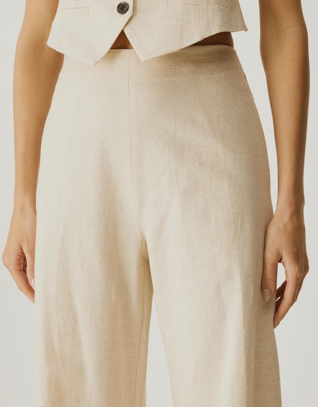 Atmos&Here - Nima Linen Blend Tailored Pants