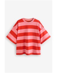 NEXT - Oversized Relaxed Fit 100% Cotton Boxy Heavyweight Crew Neck T-Shirt