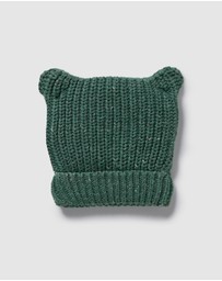 Wilson & Frenchy - Organic Knitted Bear Hat - Babies