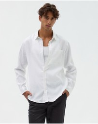 AERE - Resort Linen LS Shirt
