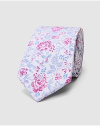 Politix - Floral Jacquard Silk Tie