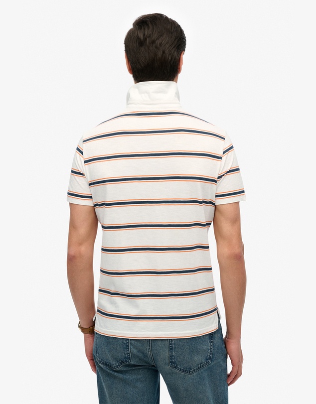Superdry - Lightweight Stripe Jersey Polo Top
