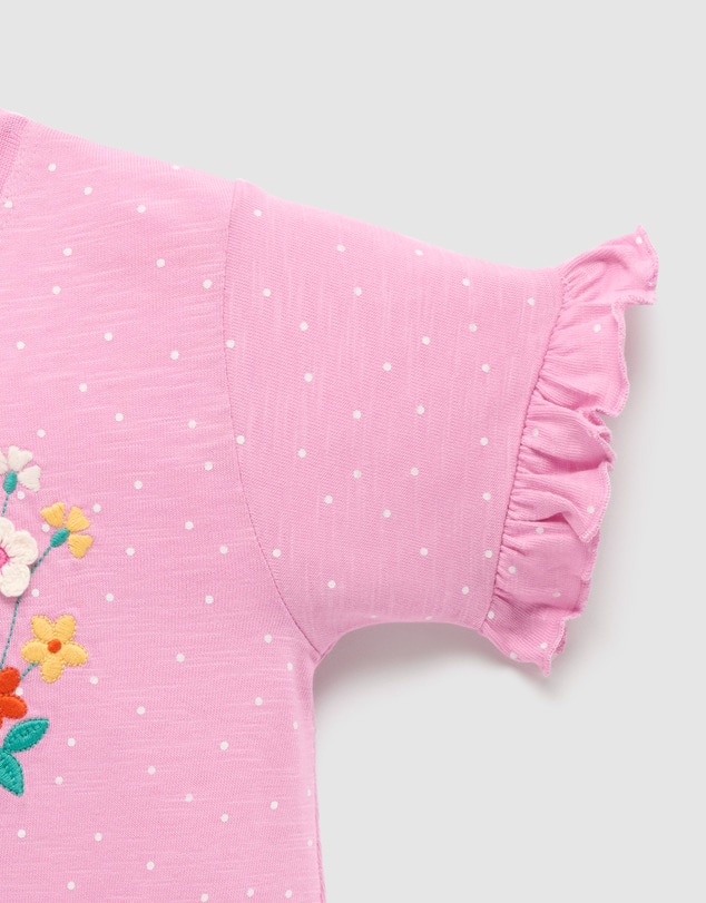 Purebaby - Ruffle Tee-Kids-Babies